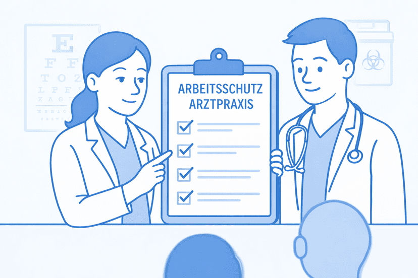 Arbeitsschutz in der Arztpraxis: Der komplette Leitfaden mit Checkliste 2025