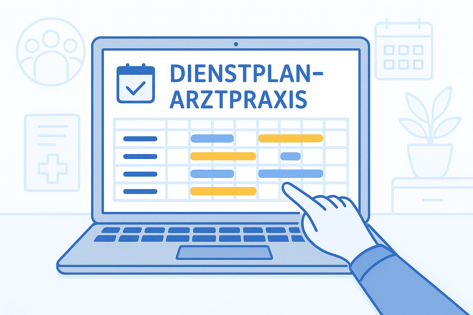 Dienstplan Vorlage Arztpraxis - Kostenlose Excel Vorlage für Praxen
