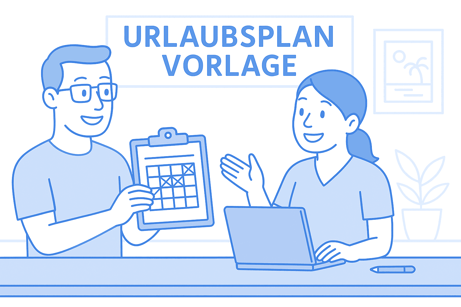 Urlaubsplan Vorlage - Kostenlose Excel Vorlage zum Download