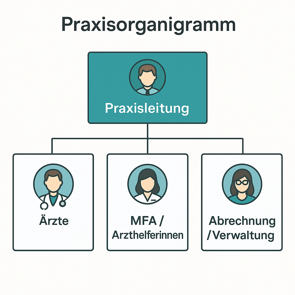 Praxisorganigramm Beispiel