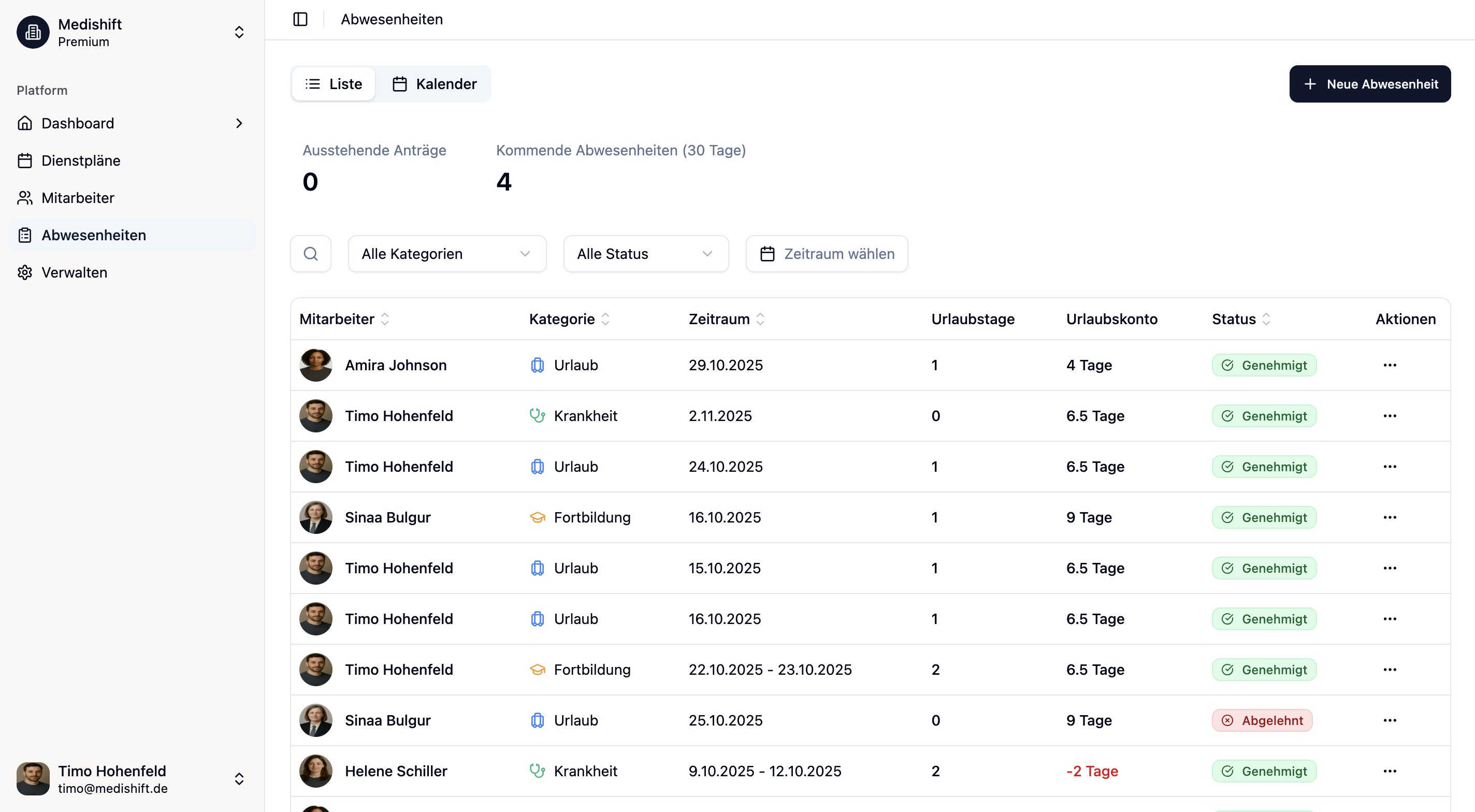 Praxismanagement Software - medishift